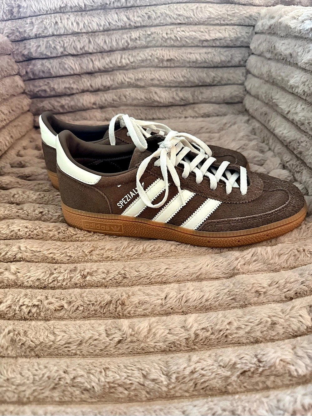 Adidas Spezial Brown & White Sneakers